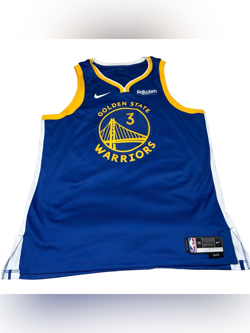 Nike Golden State Warriors Swingman Jersey Men Jordan Poole NBA Dri-Fit Size XXL